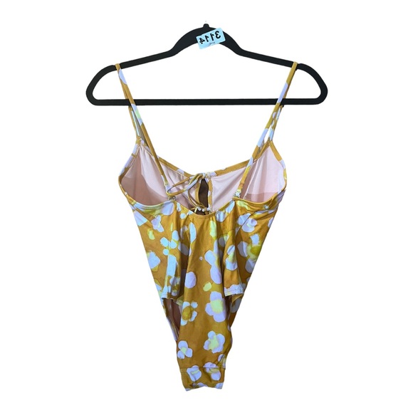 NWT Madewell Second Wave Tie-Front One-Piece Swimsuit - Picture 5 of 7